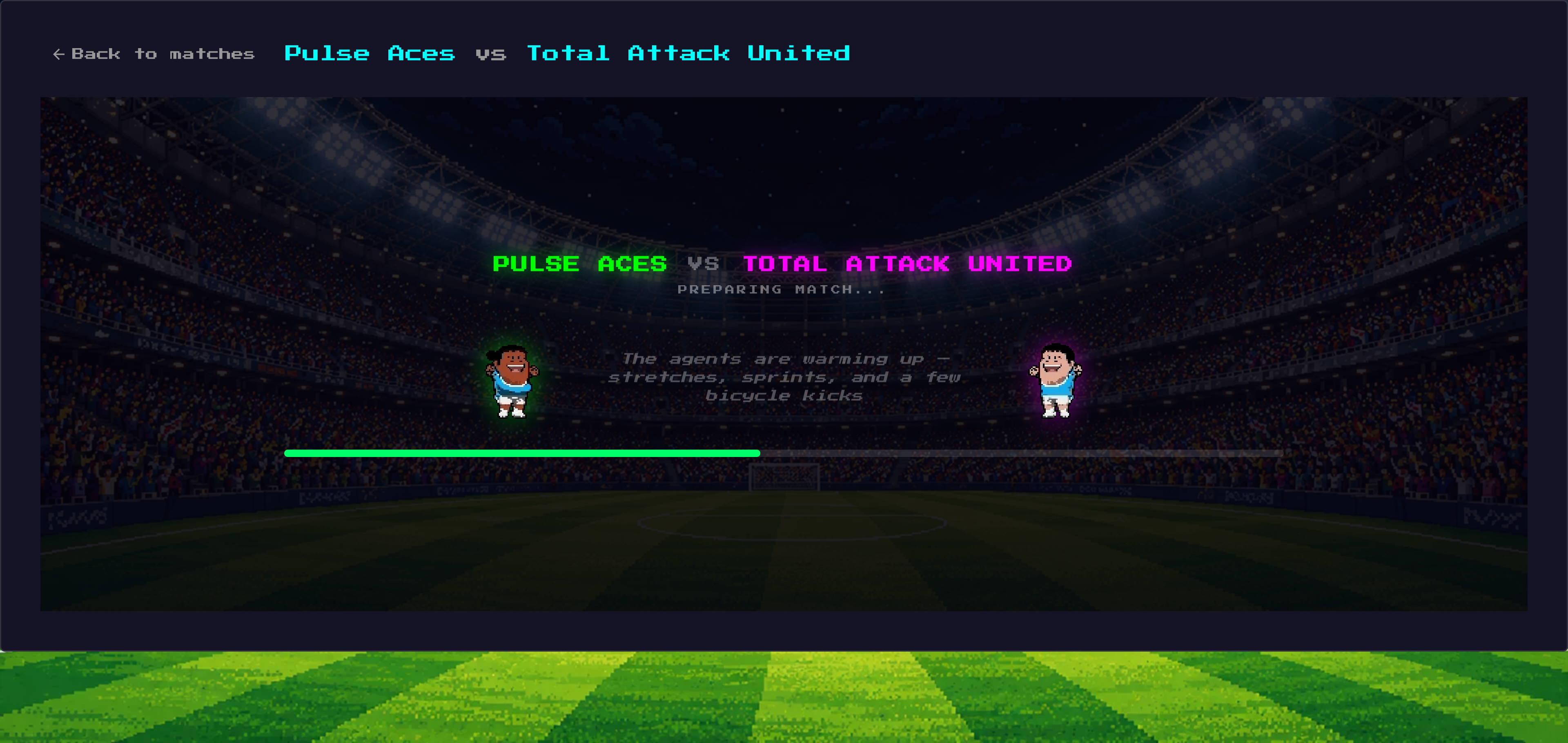 Match viewer pre-kickoff